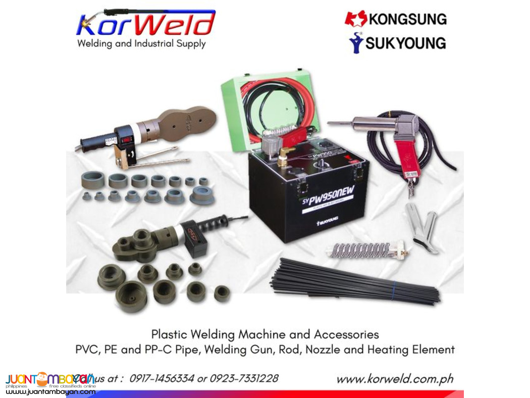 Plastic Welding Machine - PVC / PE / PP-C and accessories