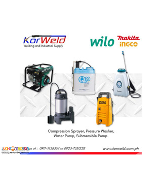compression Sprayer, Pressure Washer, Water Pump and Submersible Pump