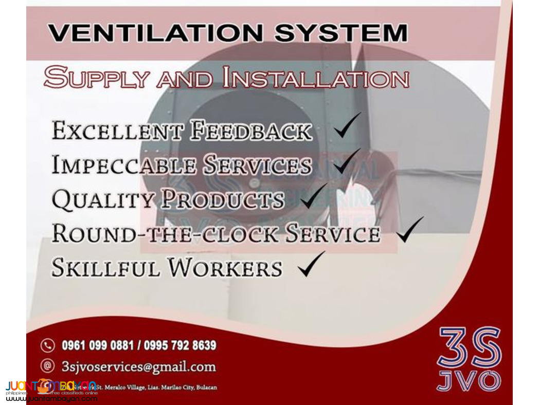 ventilation system contractor in bulacan