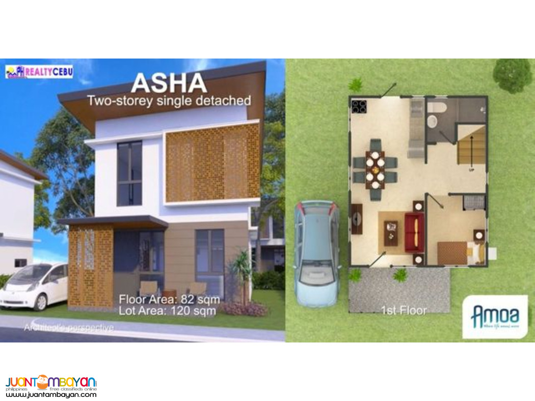 AMOA 4 BR HOUSE (ASHA) FOR SALE IN COMPOSTELA, CEBU