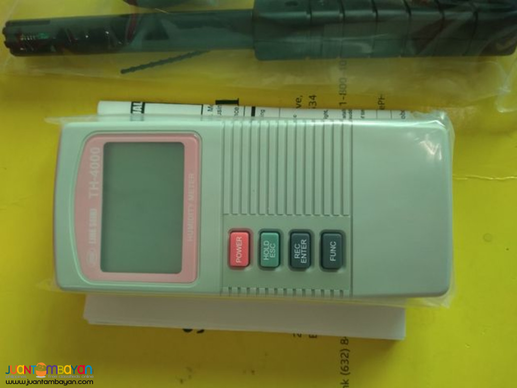 Temperature & Humidity Meter, Hygrometer, Digital Psychrometer