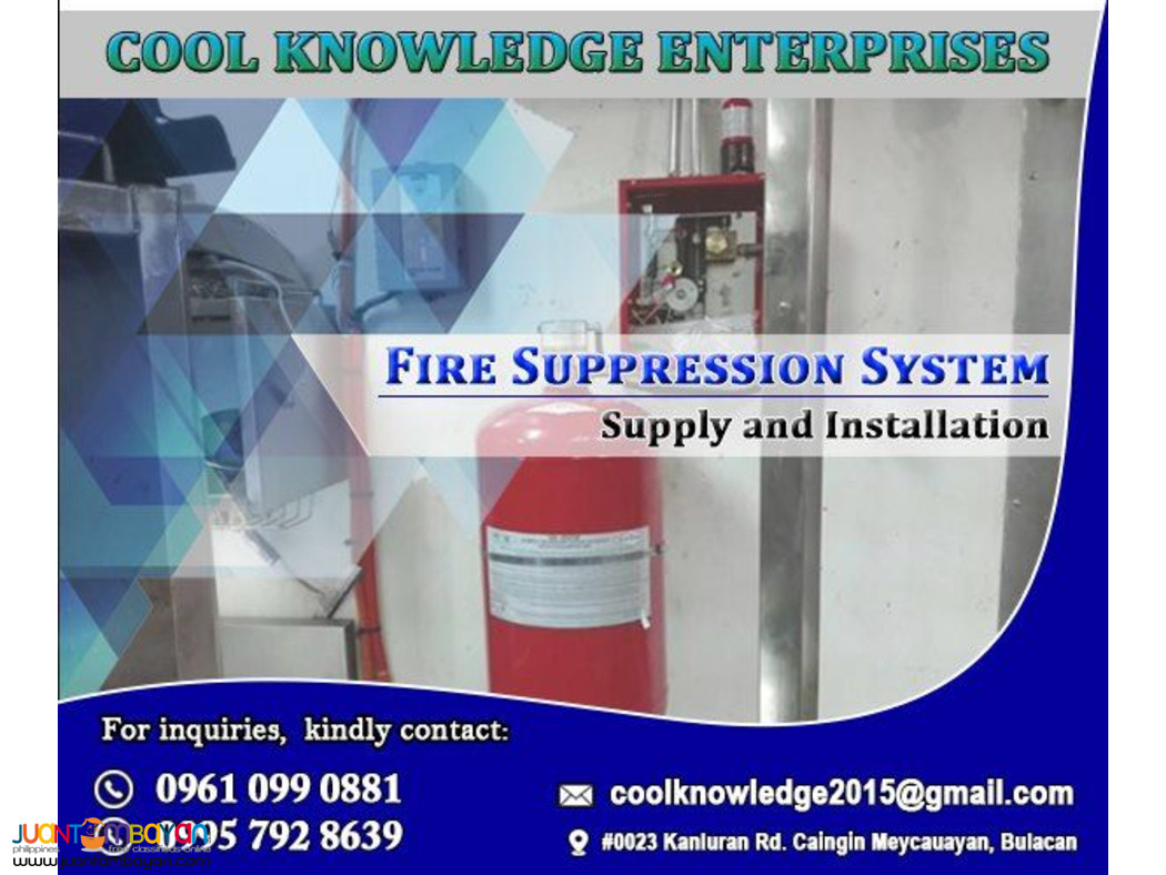 Fire Suppression System Supply and Installation Bulacan Fire Suppression System Supply and Installation Bulacan