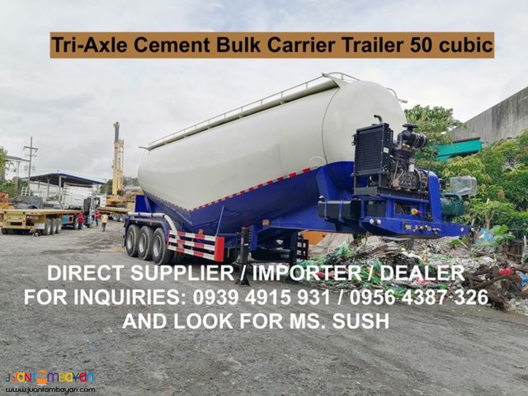 45 CUBIC & 50 CUBIC CEMENT BULK CARRIER TRAILER