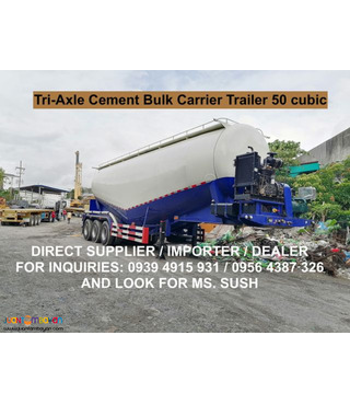 45 CUBIC & 50 CUBIC CEMENT BULK CARRIER TRAILER