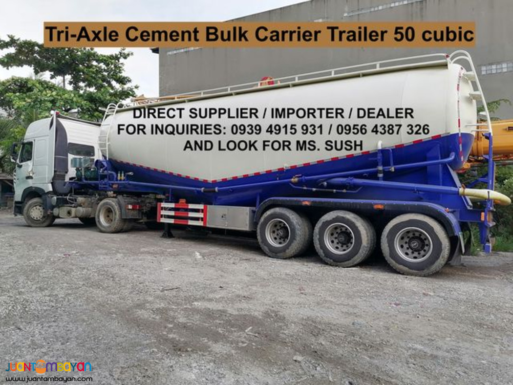 45 CUBIC & 50 CUBIC CEMENT BULK CARRIER TRAILER