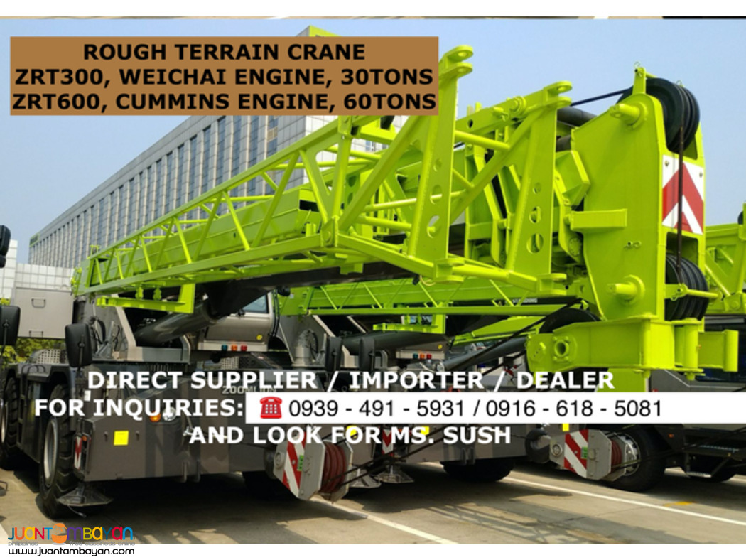 Brand new rough Terrain Crane Zoomlion for Sale