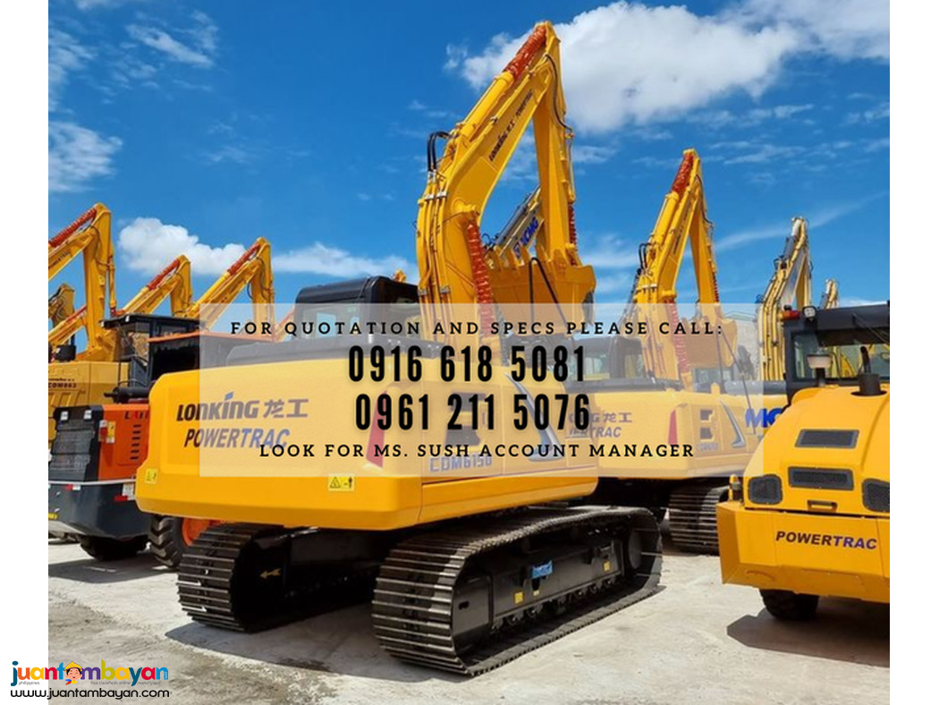 Lonking cdm6150 backhoe excavator 0.56cubic, cummins engine