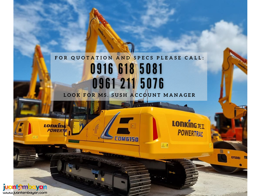 Lonking cdm6150 backhoe excavator 0.56cubic, cummins engine