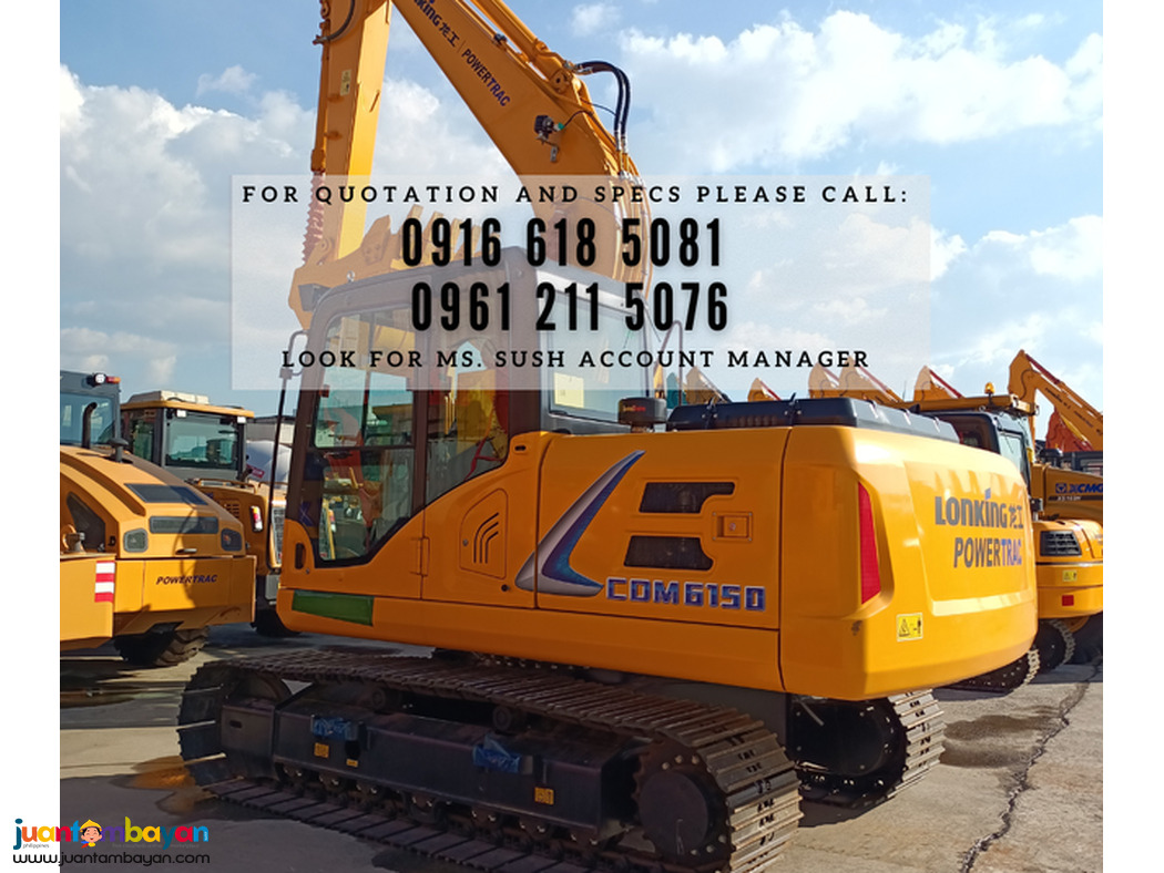 Lonking cdm6150 backhoe excavator 0.56cubic, cummins engine