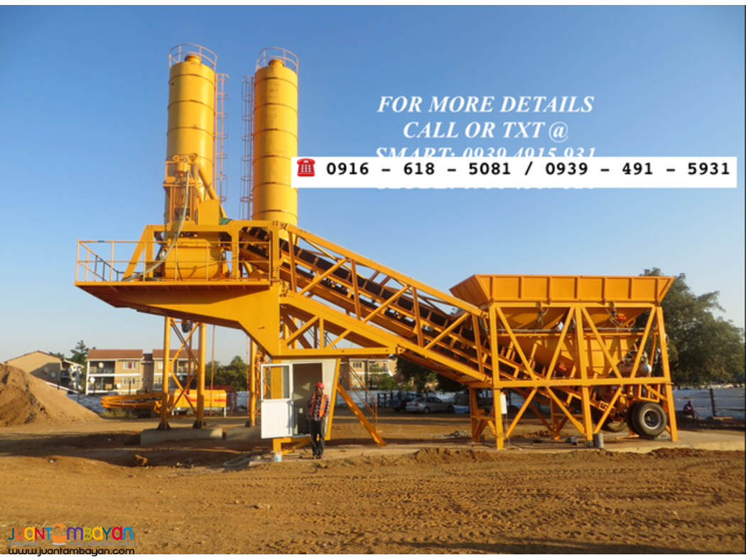 concrete mobile batching plant brand new for sale