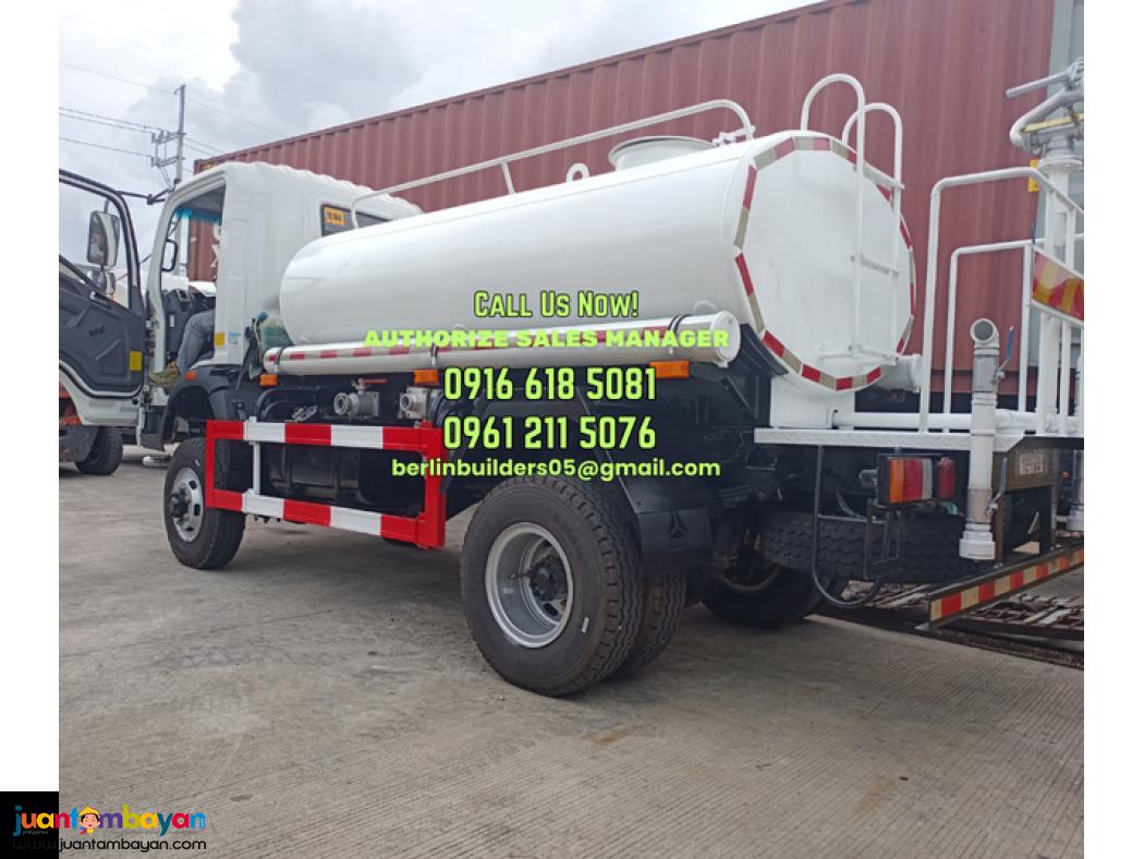 6 wheeler 4kl water truck 4x2 & 4x4 homan h3 brand new for sale