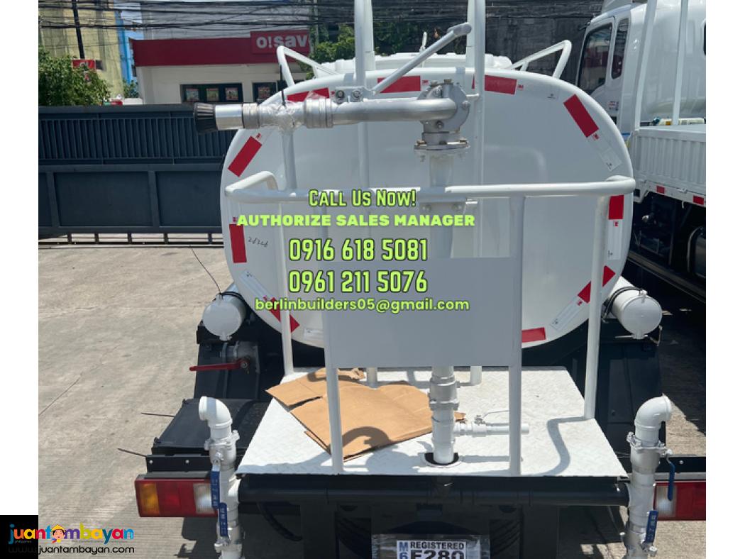 6 wheeler 4kl water truck 4x2 & 4x4 homan h3 brand new for sale