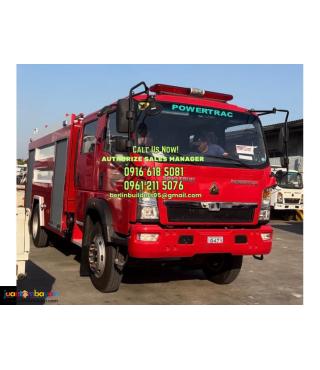 6 wheeler rescue fire truck sinotruk homan brand new for sale