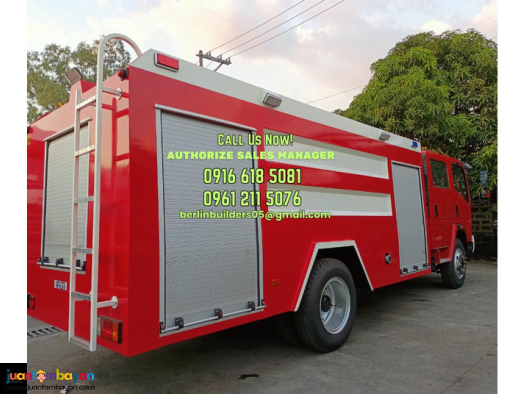 6 wheeler rescue fire truck sinotruk homan brand new for sale