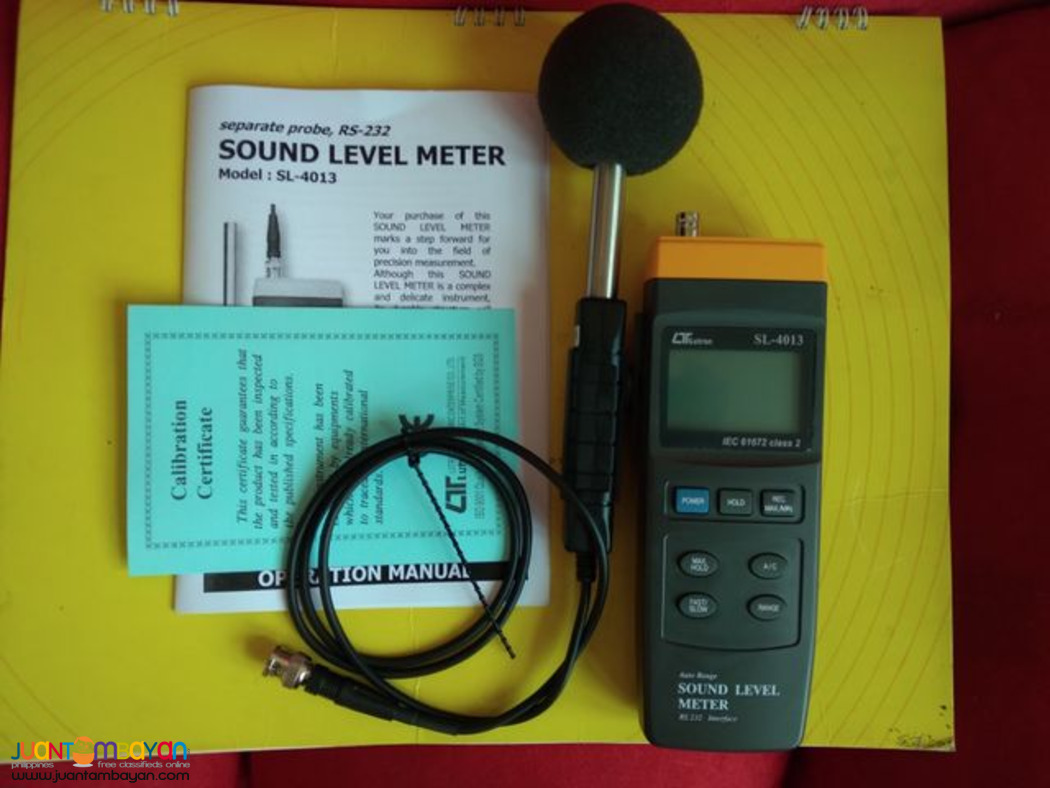 Sound Level Meter, Noise Meter with Separate Probe, Lutron, SL4013