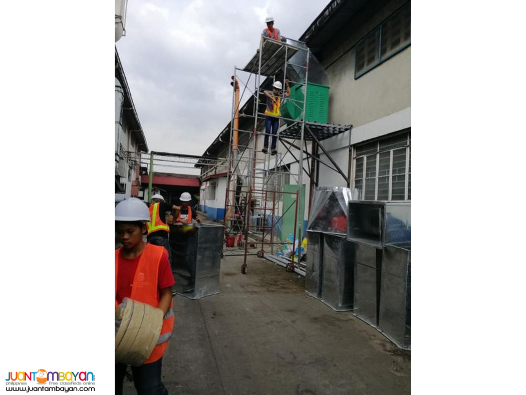 Supply of Blower Exhaust and fresh Air