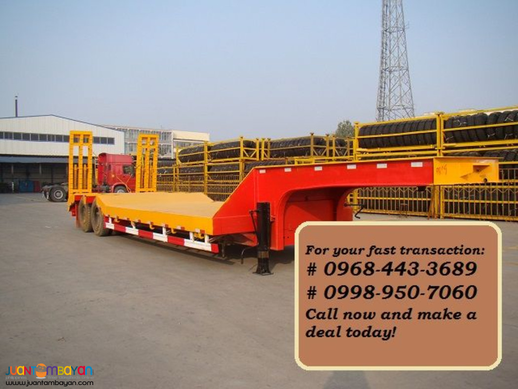 2021**- TWO AXLE LOWBED SEMI TRAILER