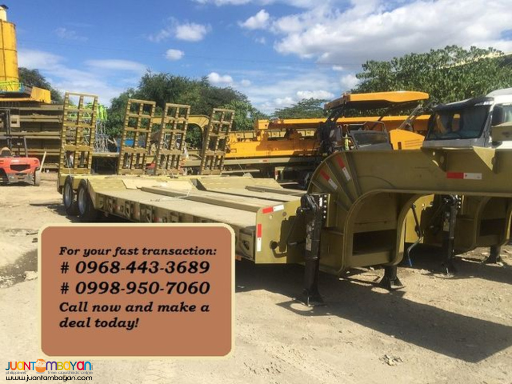 2021**- TWO AXLE LOWBED SEMI TRAILER