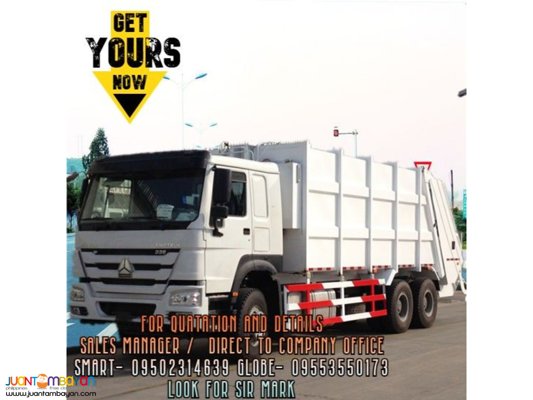 HOWO GARBAGE COMPACTOR std 10w, 6x4, 380hp, 23 cbm, euro 4