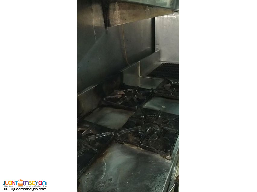 cleaning service and repair for gas range