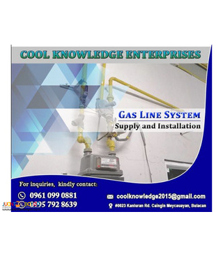 Gas Line System for your Kitchen Supply and Install