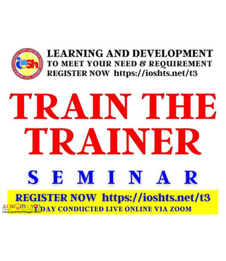 Train the Trainer Seminar with Certificate Online via Zoom