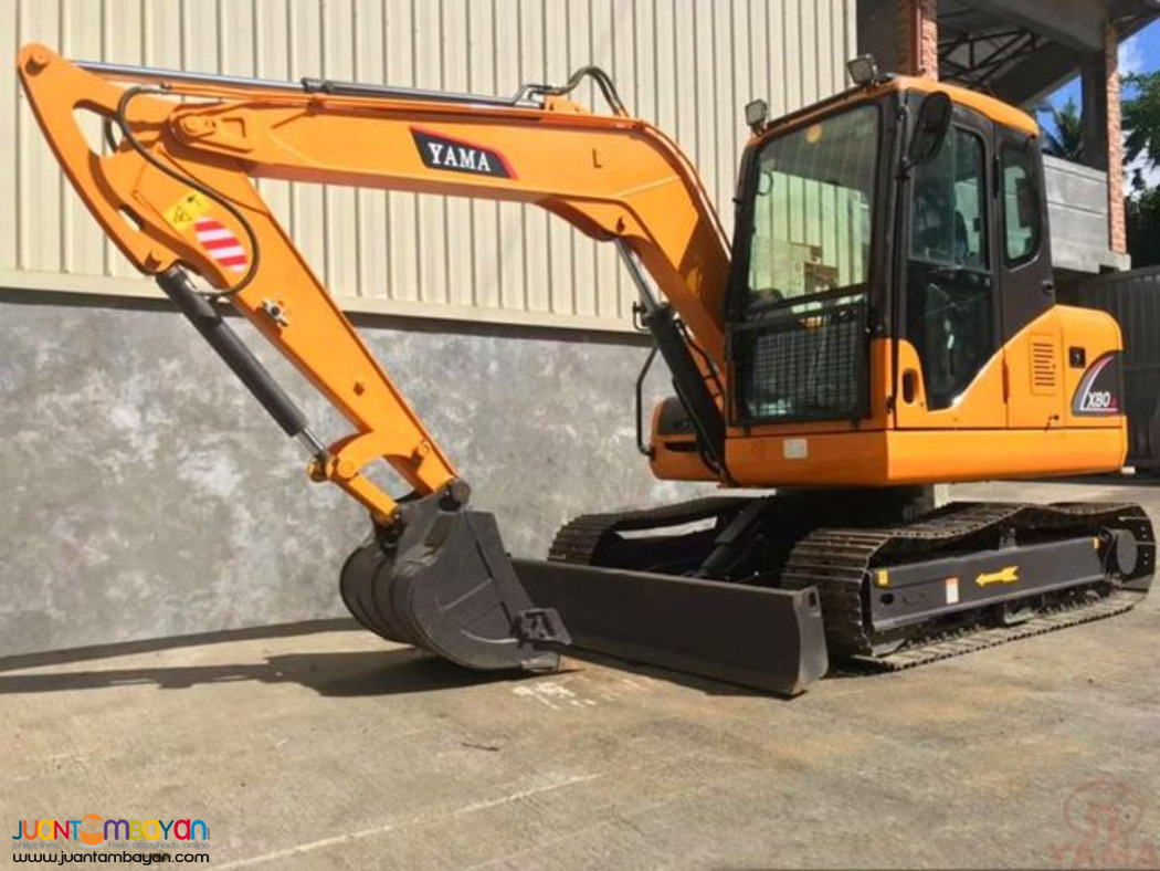 xN80 backhoe with dozer