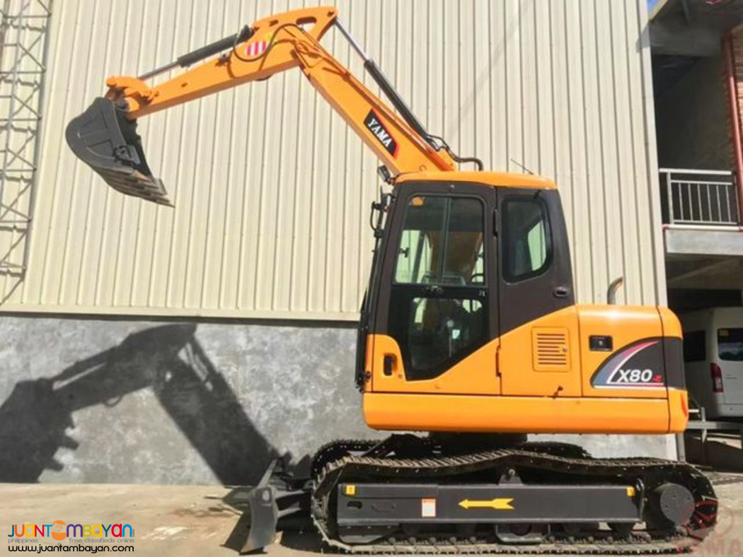 xN80 backhoe with dozer