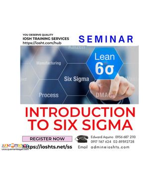 Seminar An Introduction to 6 Sigma Webinar