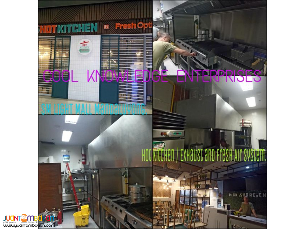 Kitchen Hood and Exhaust/Fresh Air System