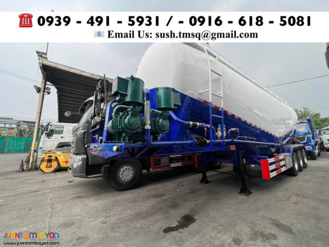 Brand New Cement Bulk Carrier Trailer 50cubic For Sale