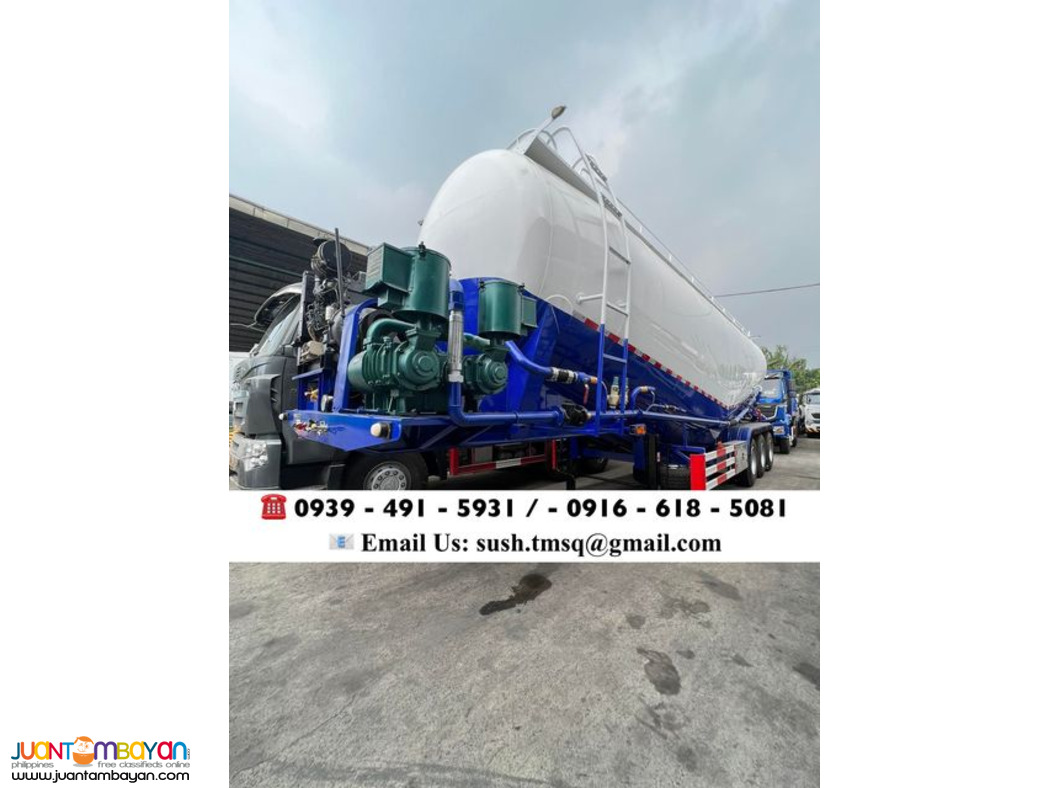 Brand New Cement Bulk Carrier Trailer 50cubic For Sale