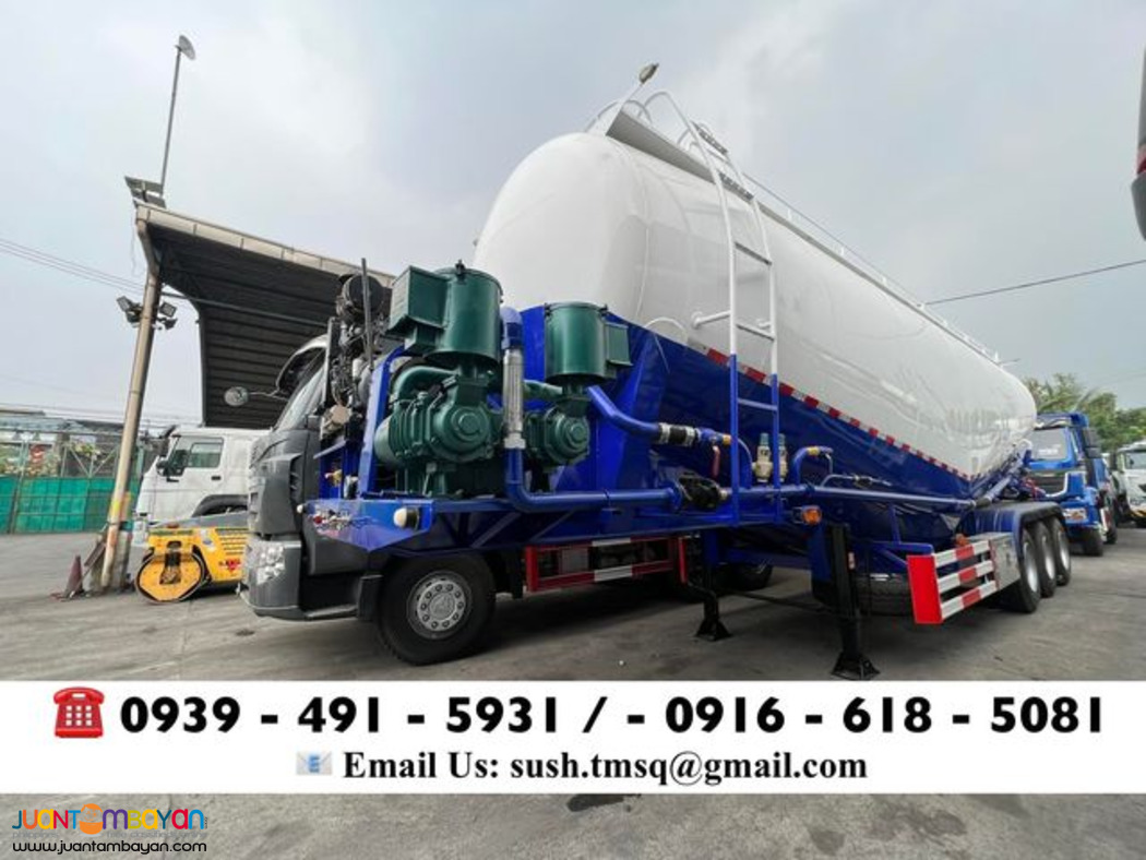 Brand New Cement Bulk Carrier Trailer 50cubic For Sale
