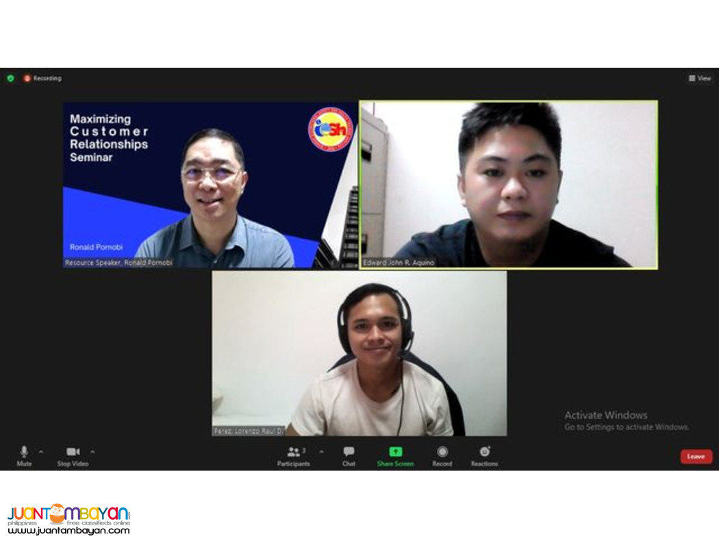 Maximizing Customer Relationships Seminar With Certificate Online