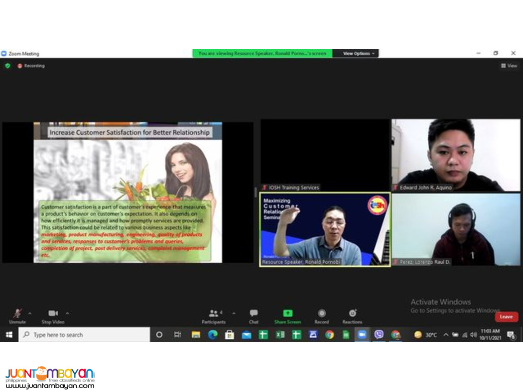 Maximizing Customer Relationships Seminar With Certificate Online