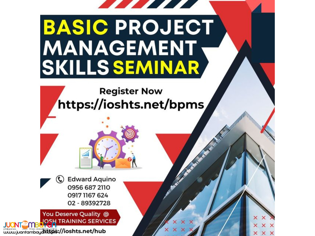 Seminar Basic Project Management Skills Online Seminar Certificate