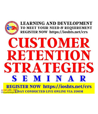 Customer Retention Strategies Seminar with Certificate online via Zoom