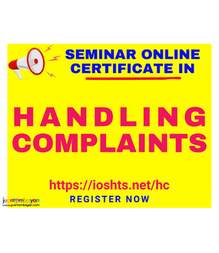 Online Seminar Handling Complaints Seminar with Certificate