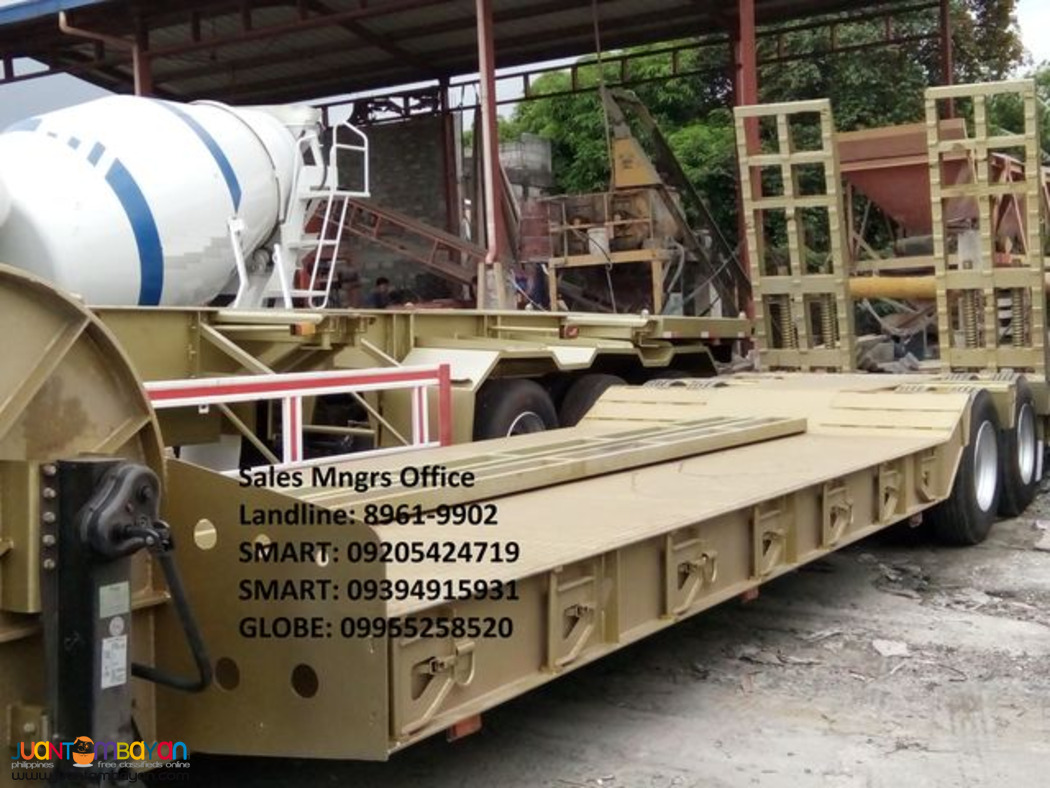 brandnew two axle low bed 40ft 45 tons for sale