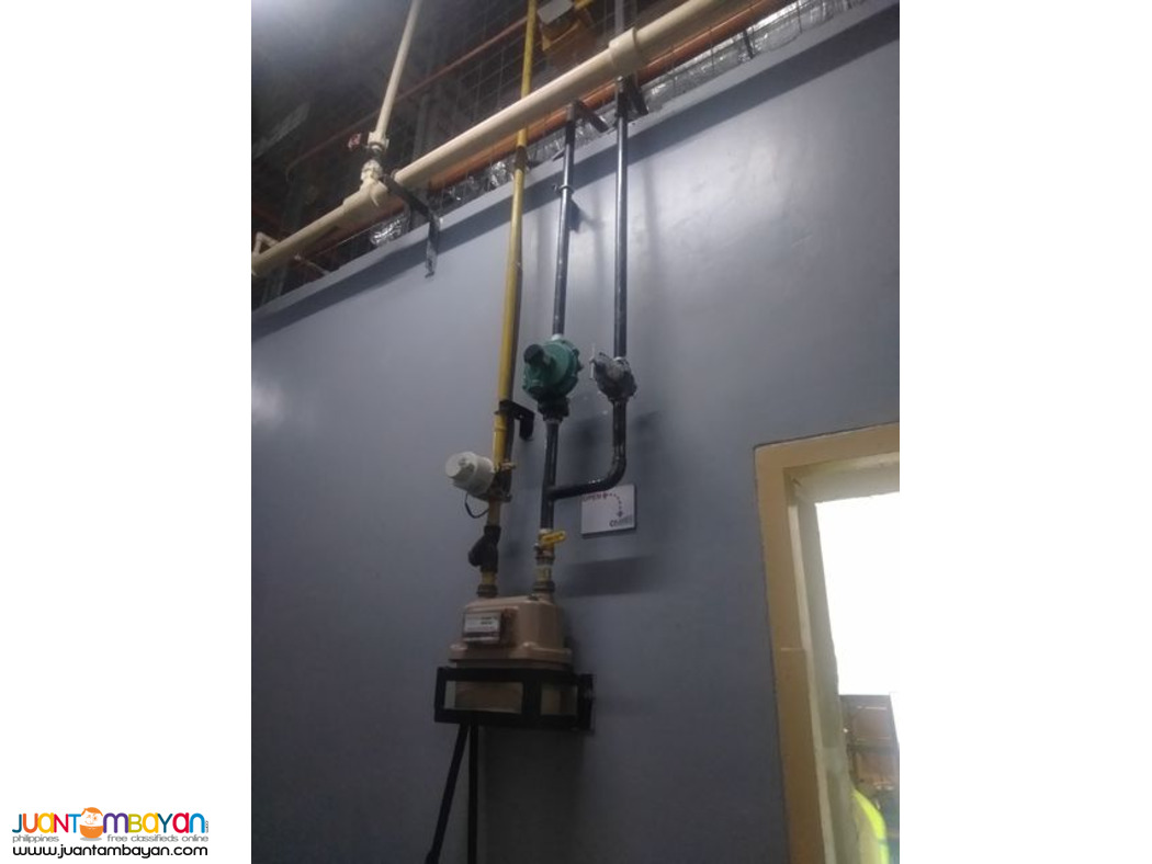 kitchen Gas Line Fire Suppression Supply Install