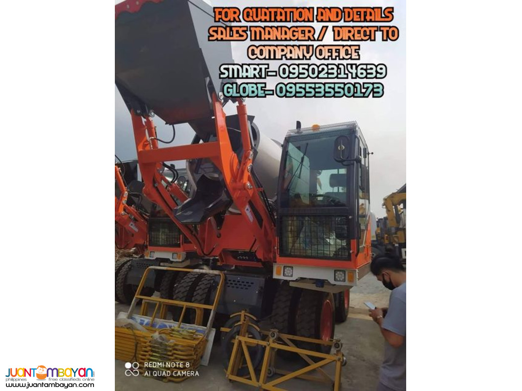 SELF LOADING MIXER H30 POWERTRAC, YUCHAI ENGINE, 0.6 CBM BUCKET,