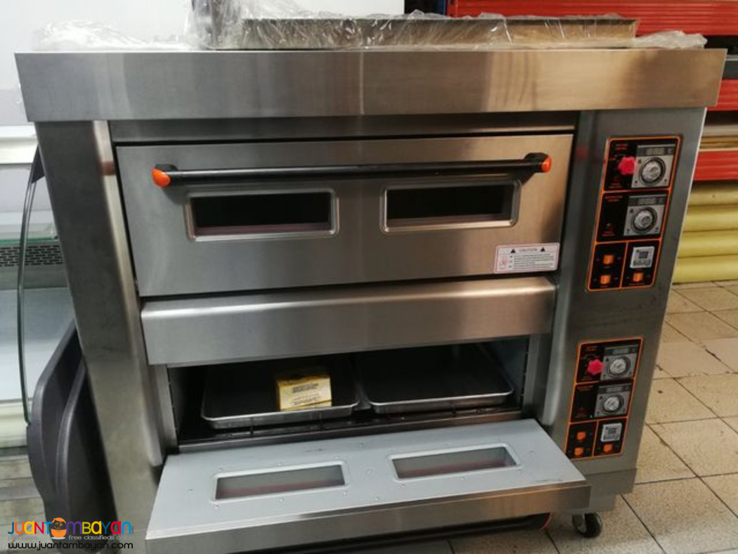 HEAVY DUTY! 2 DECK OVEN (4 TRAY GAS OVEN)