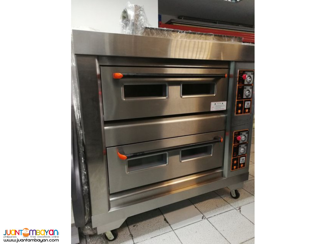 HEAVY DUTY! 2 DECK OVEN (4 TRAY GAS OVEN)