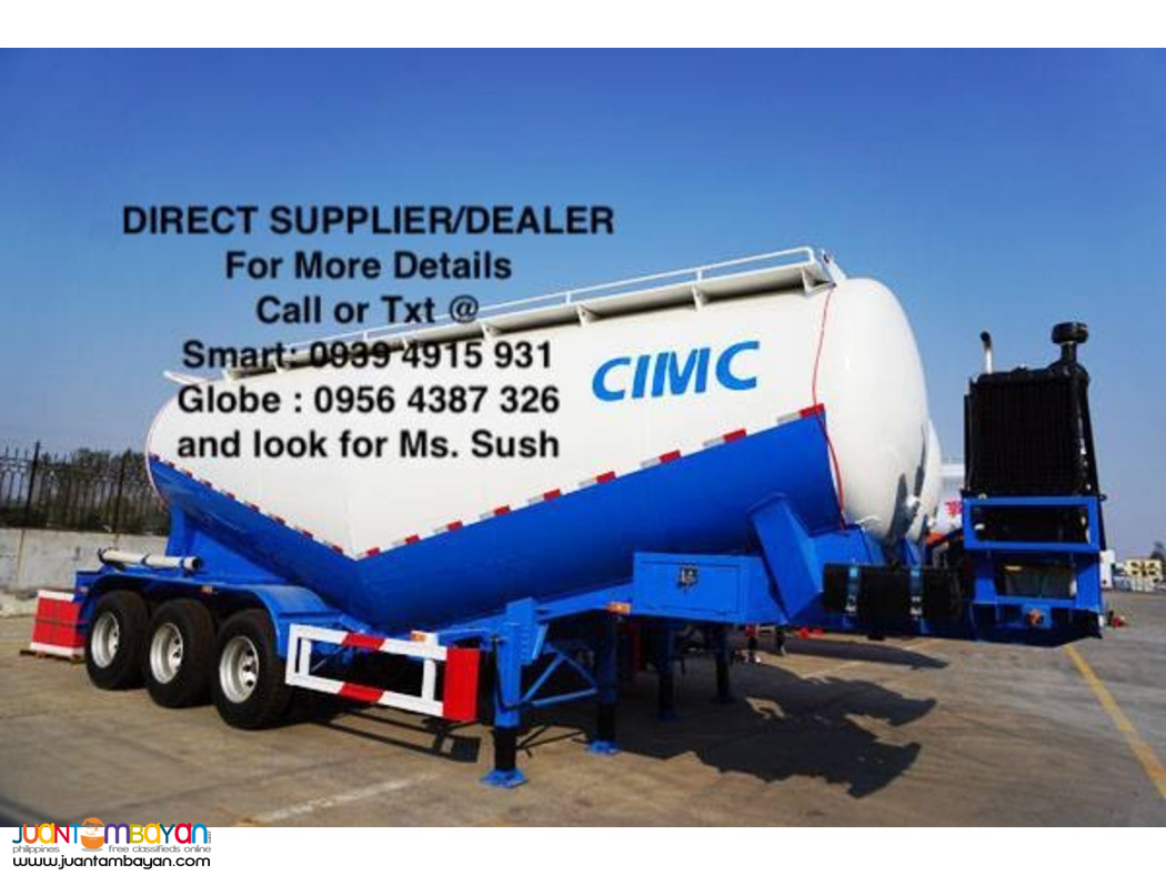 cement Bulk Carrier Trailer 50cubic Brand New for Sale