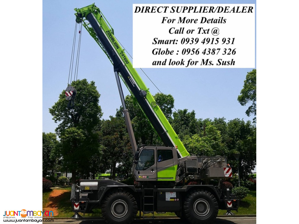 rough terrain crane zoomlion 60tons