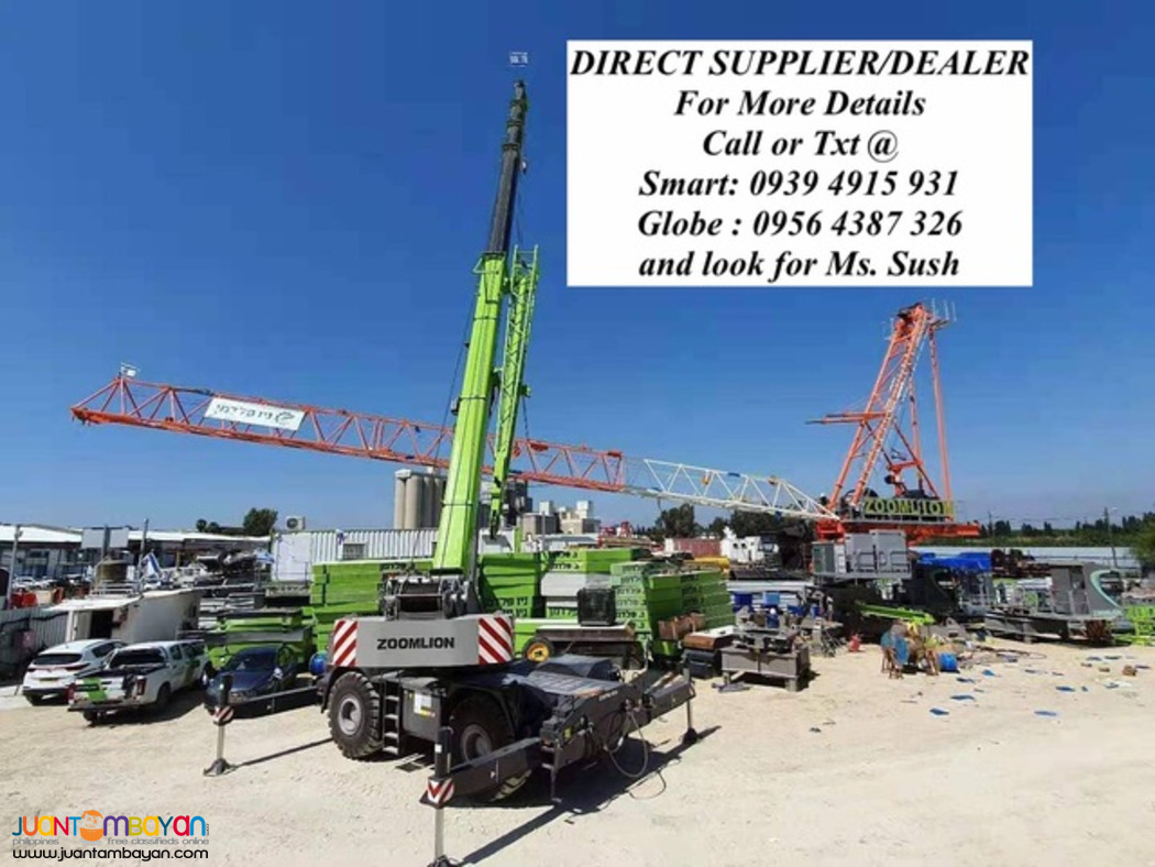 rough terrain crane zoomlion 60tons