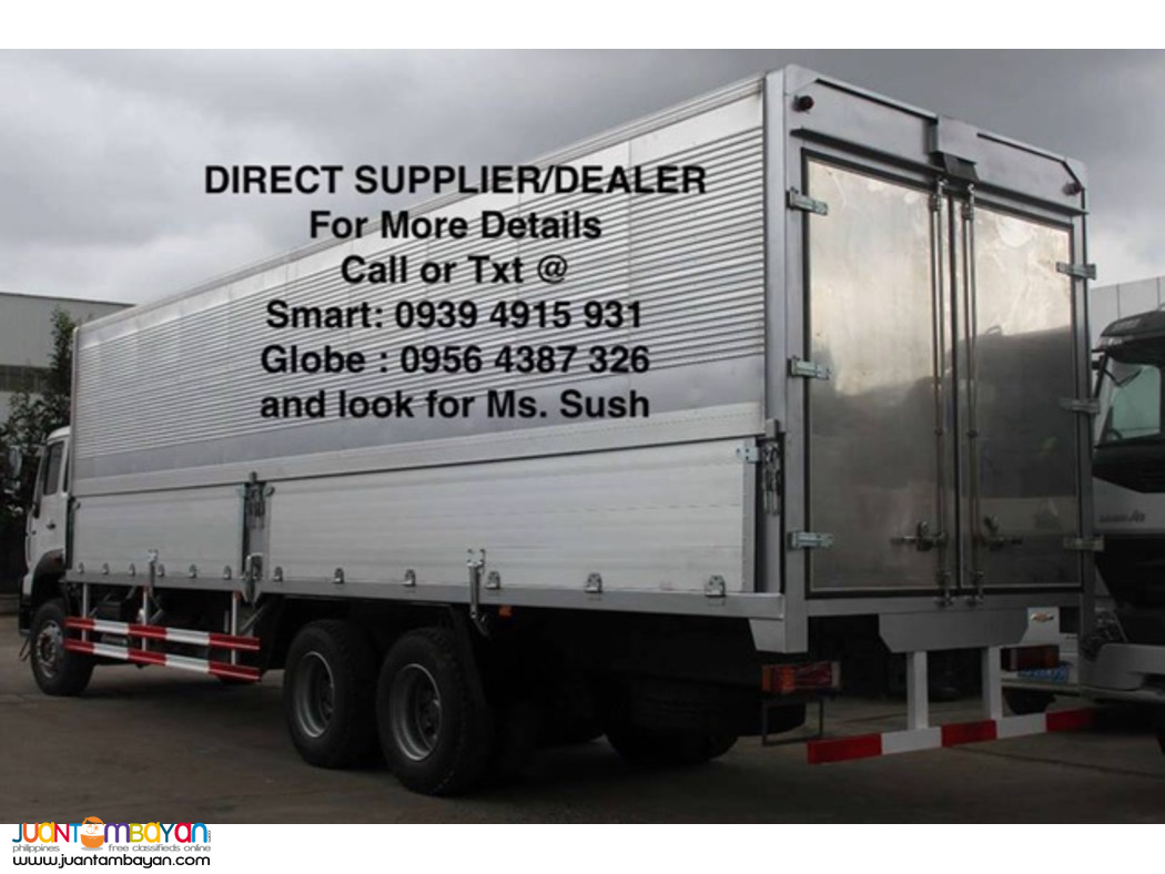 WING VAN 10 WHEELER HOWO A7 EURO 2 & EURO 4