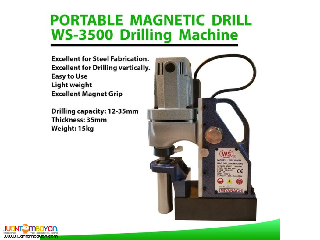 Portable Magnetic Drilling Machine WS-3500 Portable Magnetic Drilling Machine WS-3500