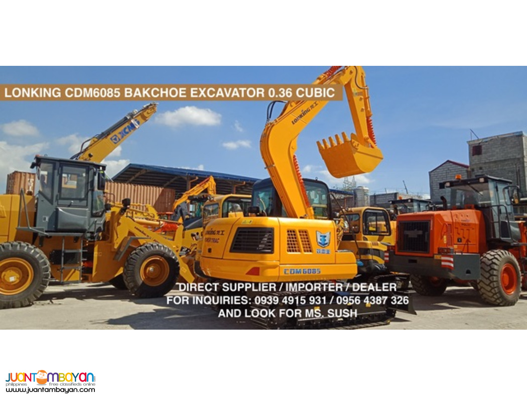 CDM 6085 HYDRAULIC BACKHOE EXCAVATOR 0.36 CUBIC