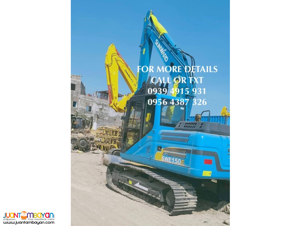 sunward swe150 crawler excavator 0.60 cubic isuzu engine